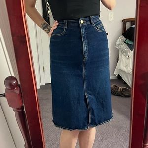 Vintage Jordache Denim Skirt Size 7